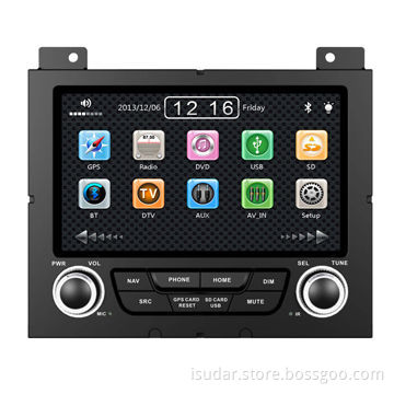 Car GPS system for Fiat Viaggio, GPS/BT/CD/MP3/DVD/USB, with 8-inch TFT monitor